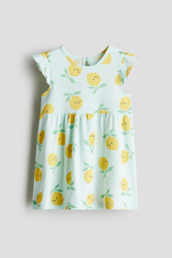 Vestido estampado de algodón