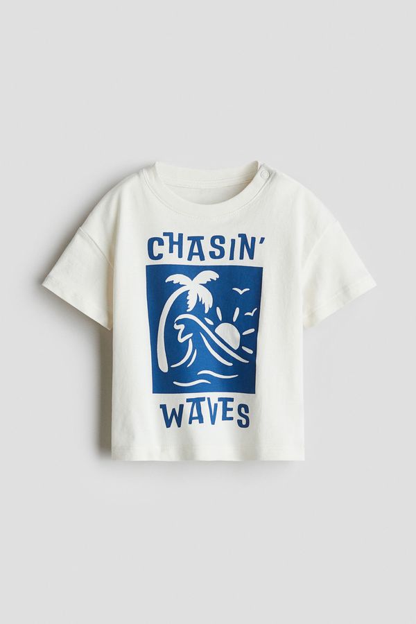 Camiseta de algodón con estampado