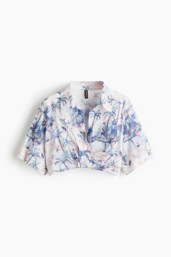 Camisa estampada corta