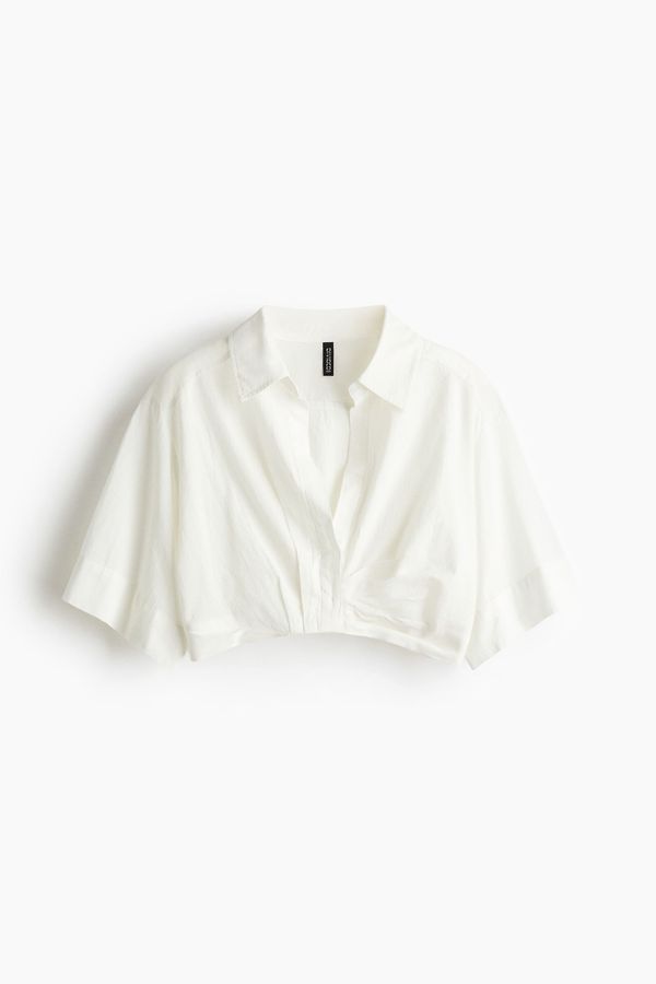 Camisa estampada corta
