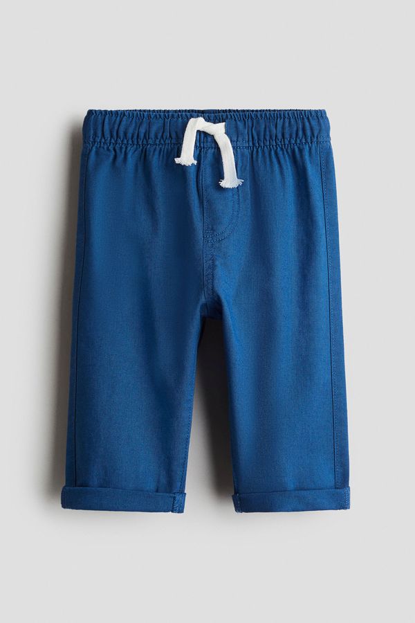 Joggers en mezcla de lino