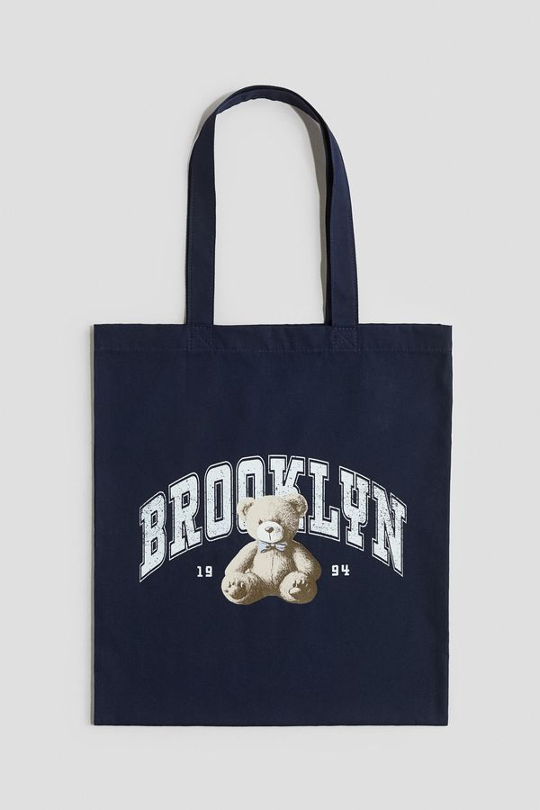 Bolsa tote de lona con diseño estampado