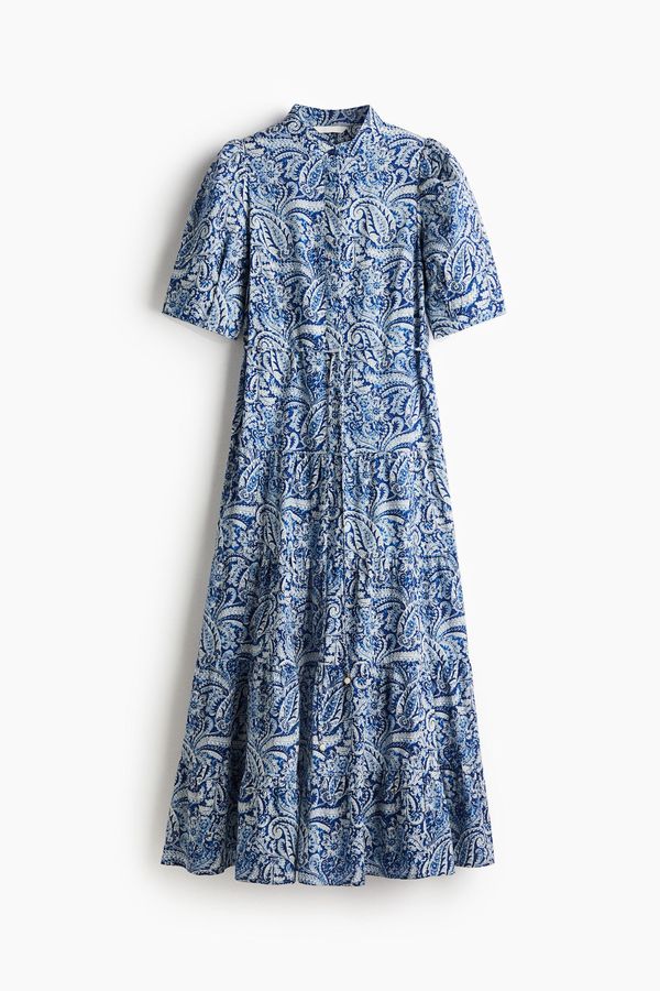 Vestido largo de algodón