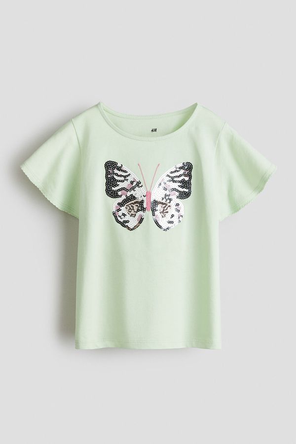 Blusa con motivo de lentejuelas