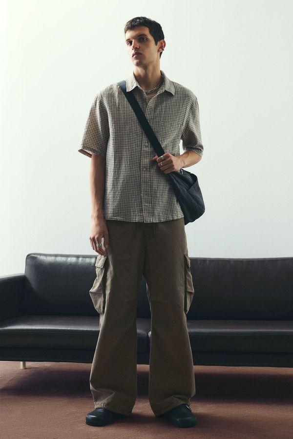 Pantalón cargo efecto lavado Loose Fit