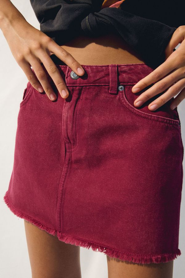 Minifalda en denim