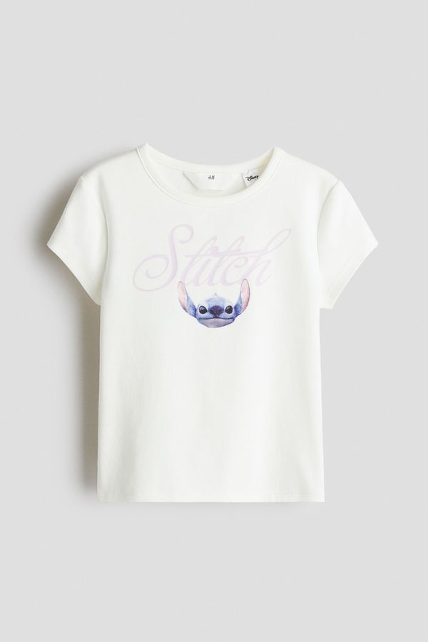 Camiseta de algodón con motivo estampado