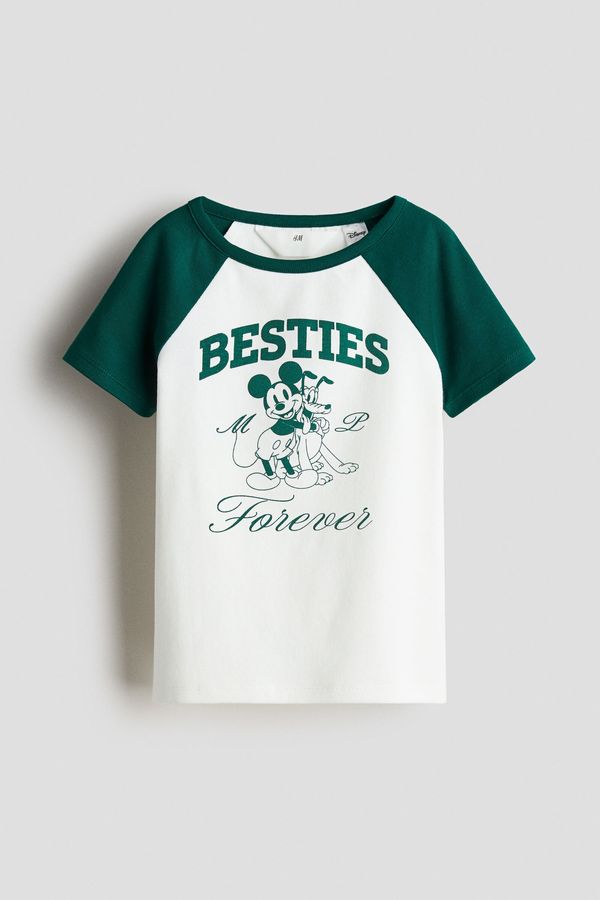 Camiseta de algodón con motivo estampado