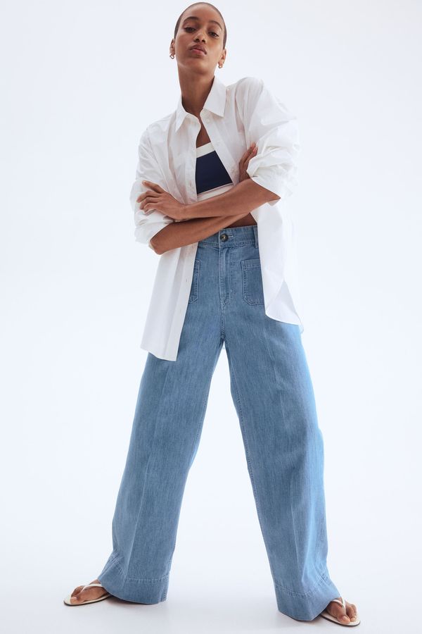 Wide High Jeans