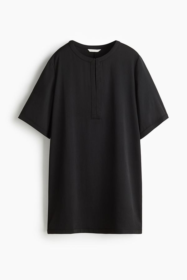 Vestido recto en sarga
