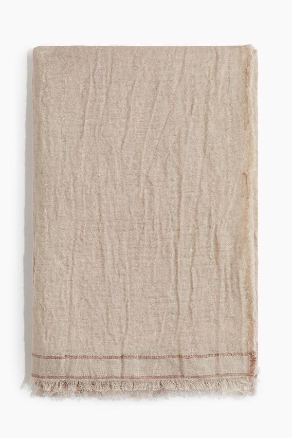 Pashmina en muselina de mezcla de lino