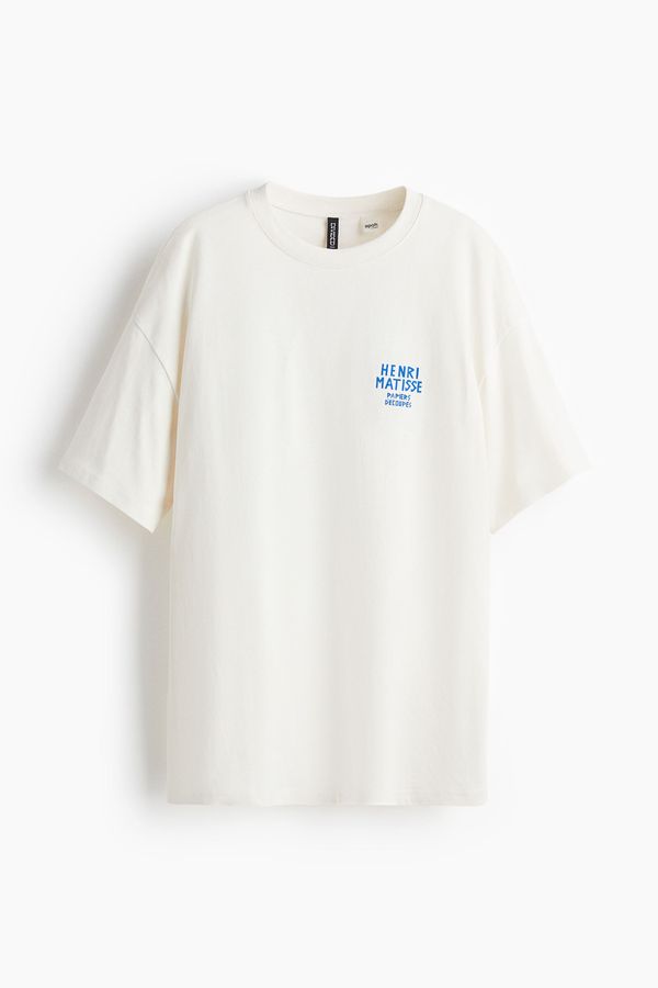 Camiseta oversize con motivo estampado