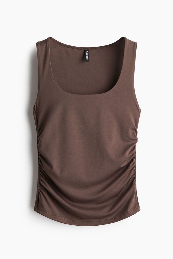 Blusa manga sisa con recogidos