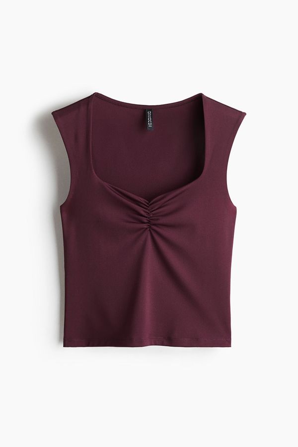 Blusa manga sisa con recogido