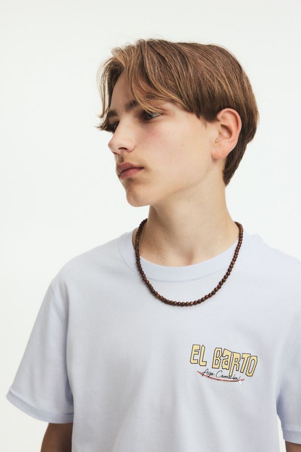 Camiseta de algodón con motivo estampado