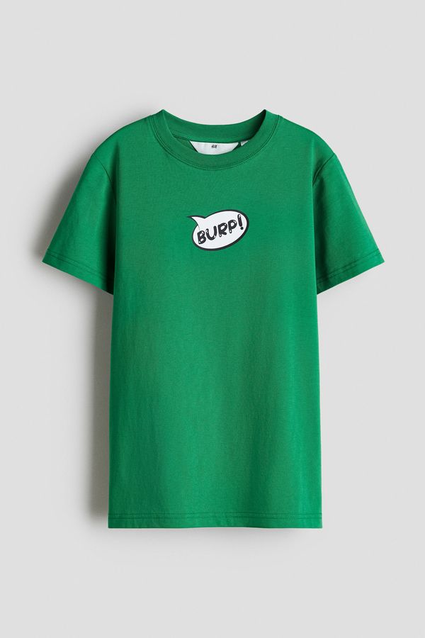 Camiseta en algodón con motivo estampado