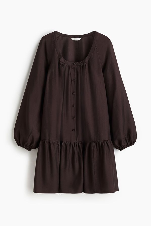 Vestido túnica con botones