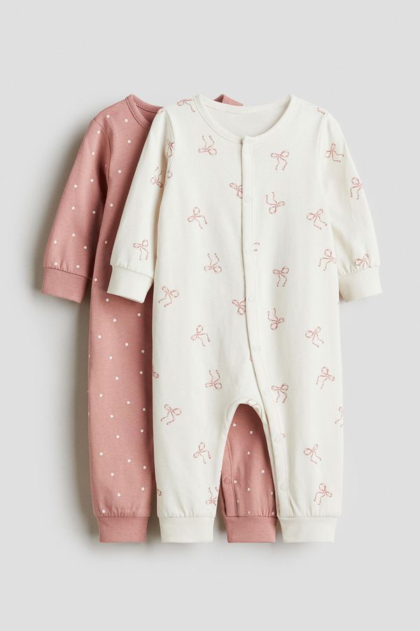 Pack de 2 pijamas de algodón con diseño estampado