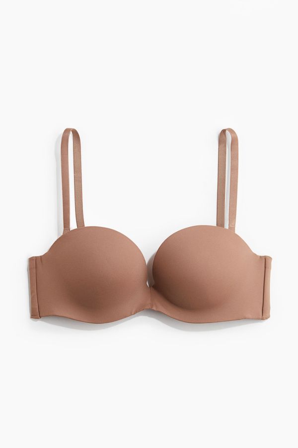 Sostén balconette super push-up de microfibra