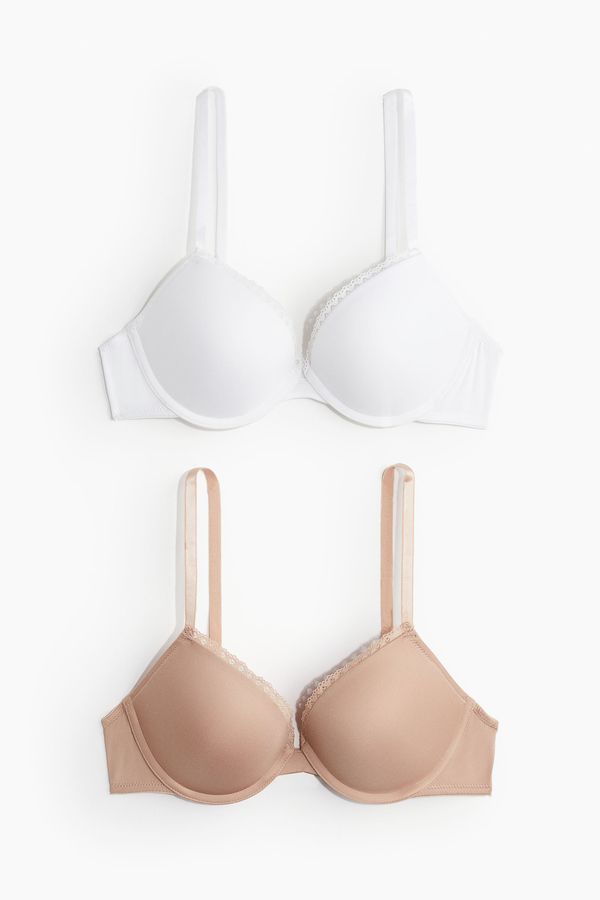 Pack de 2 sostenes push-up de microfibra