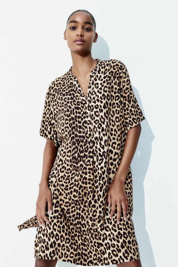 Vestido túnica en viscosa