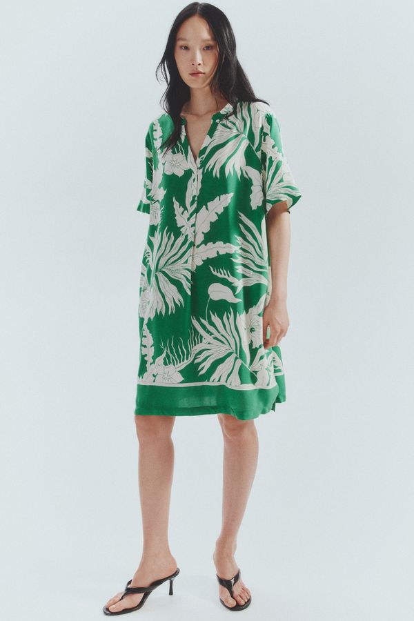 Vestido túnica en viscosa