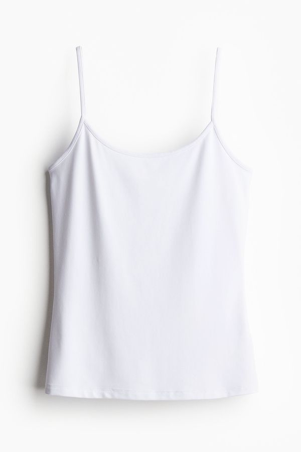 Camiseta de tiras en microfibra