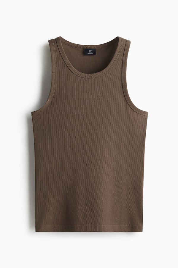 Camiseta esqueleto Slim Fit en punto acanalado