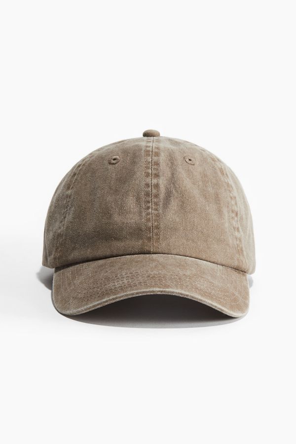 Gorra en sarga de algodón