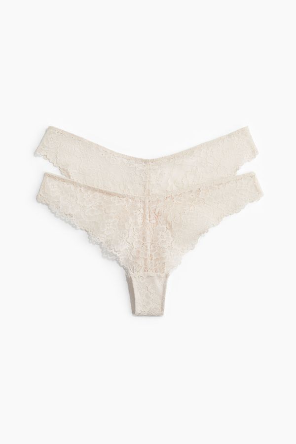 Pack de 2 pantis Brazilian de encaje