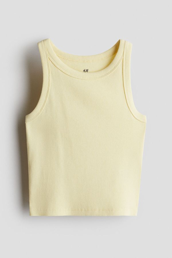 Camiseta esqueleto en punto acanalado de algodón