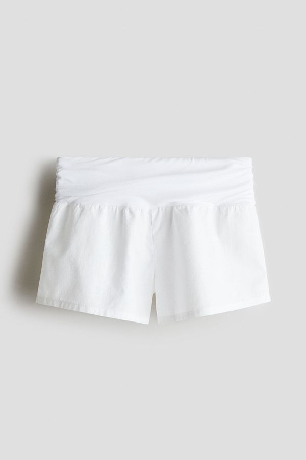 Shorts en mezcla de lino