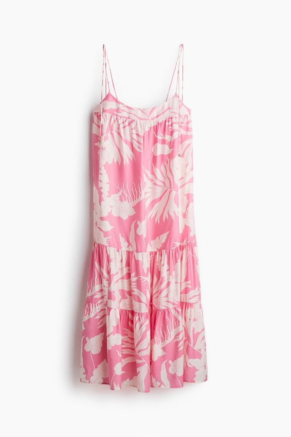 Maxivestido con tiras de anudar