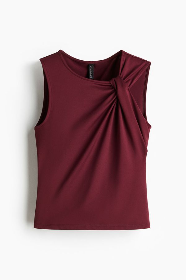 Blusa manga sisa con detalle girado