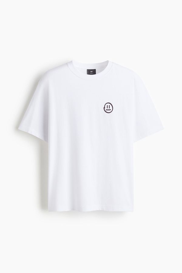 Camiseta con motivo estampado Loose Fit