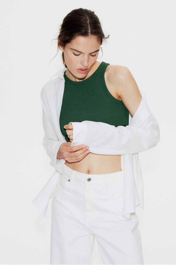Camiseta esqueleto cropped