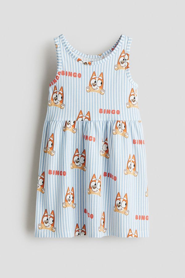 Vestido estampado en algodón