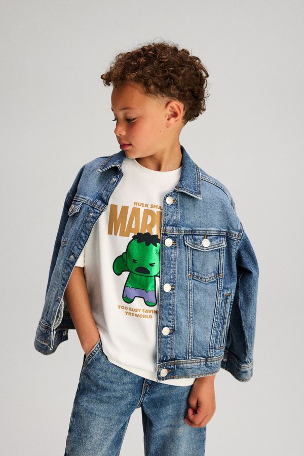 Camiseta oversize con motivo estampado
