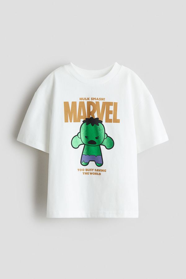 Camiseta oversize con motivo estampado