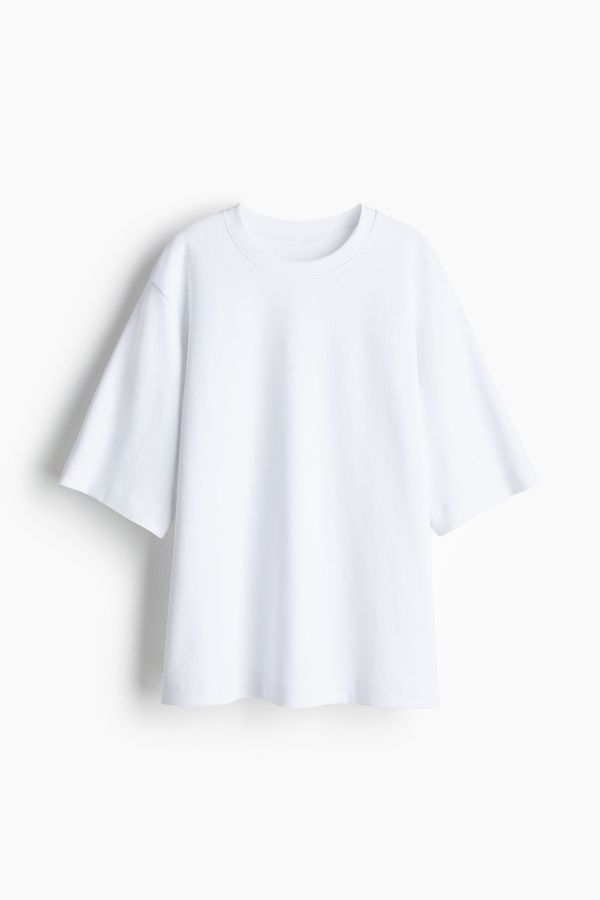 Camiseta interlock estilo cuadrado
