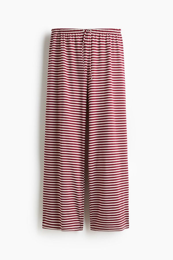 Pantalón recto con cordón de ajuste