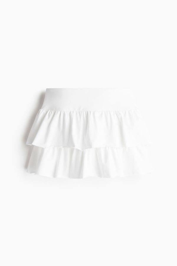 Minifalda escalonada de punto