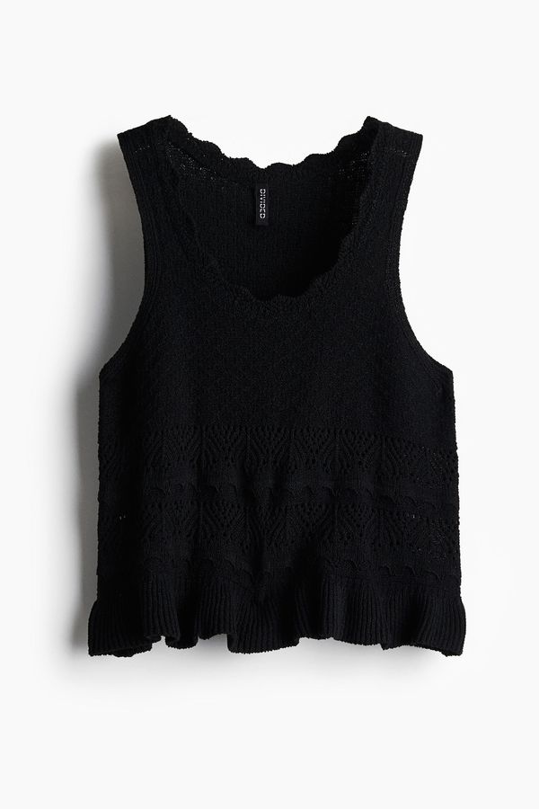 Blusa manga sisa efecto crochet