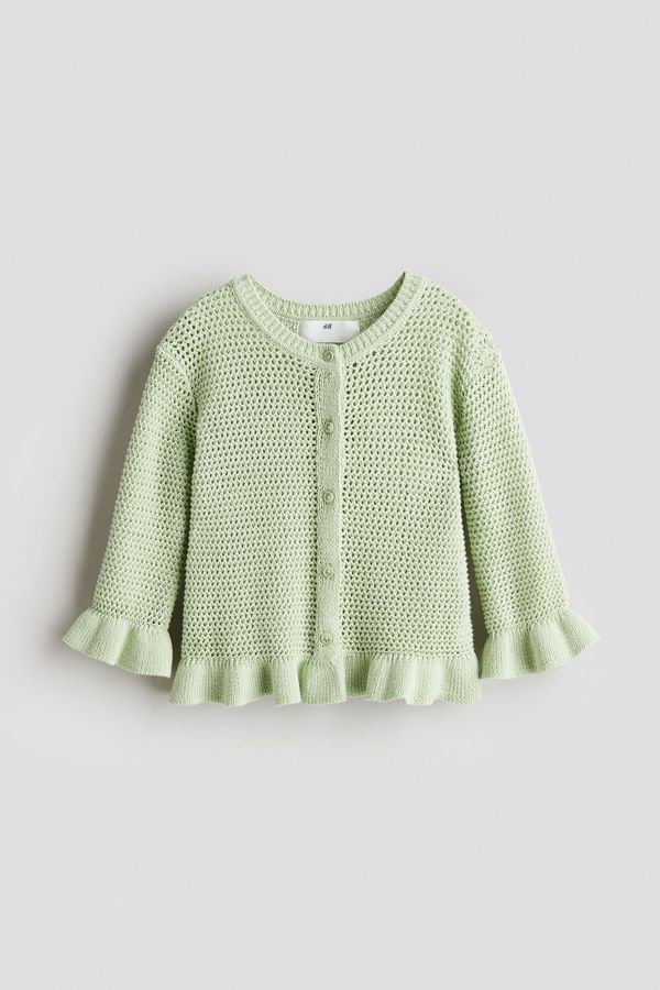 Saco cárdigan efecto crochet