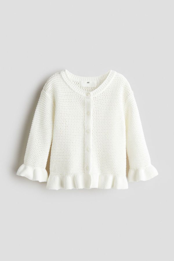 Saco cárdigan efecto crochet