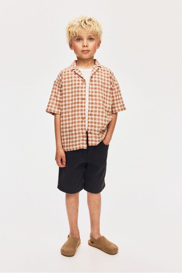 Camisa resort en mezcla de algodón