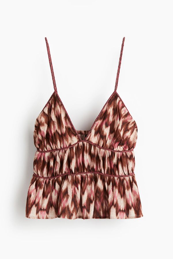 Blusa de tiras con detalle trenzado