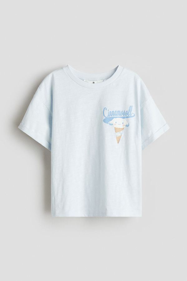 Camiseta oversize con motivo estampado