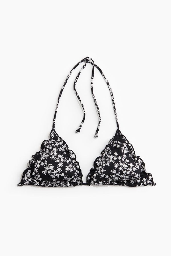 Top de bikini triangular con relleno