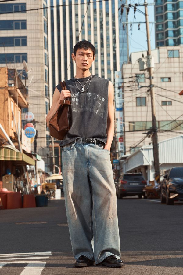 Camiseta manga sisa Oversized Fit